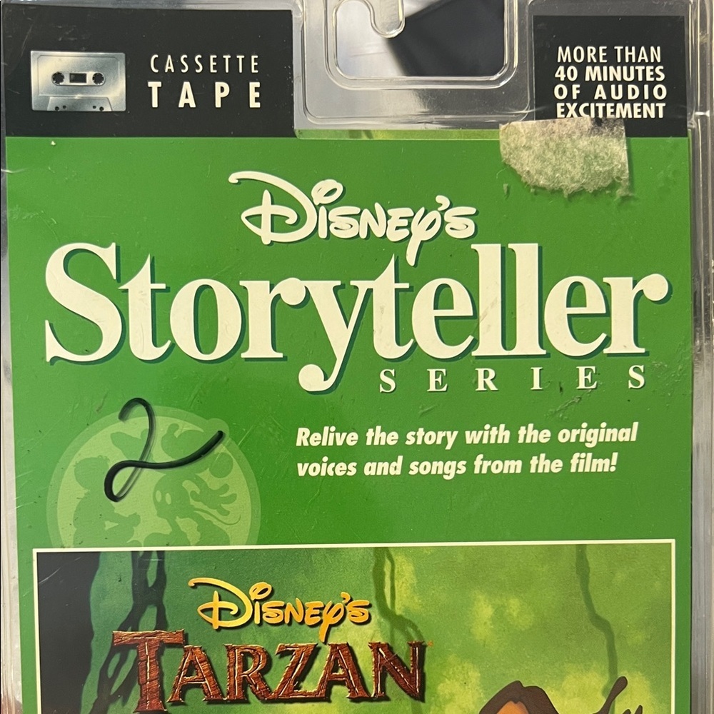 Vintage Disney Storyteller Series Green Cassette Tape - Picture 2 of 4